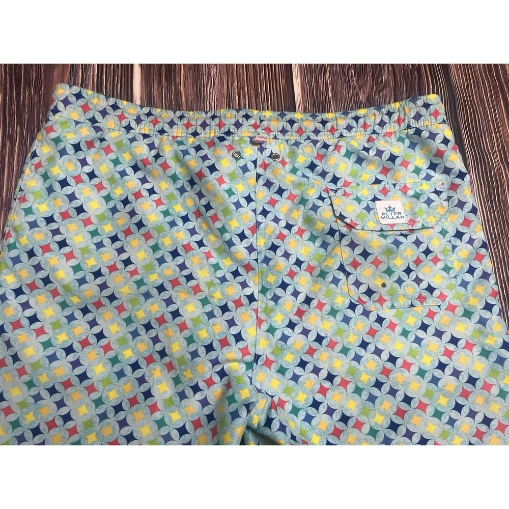 Peter Millar Seaside Swim Trunks Men's Size Medium Beach Pool Shorts
